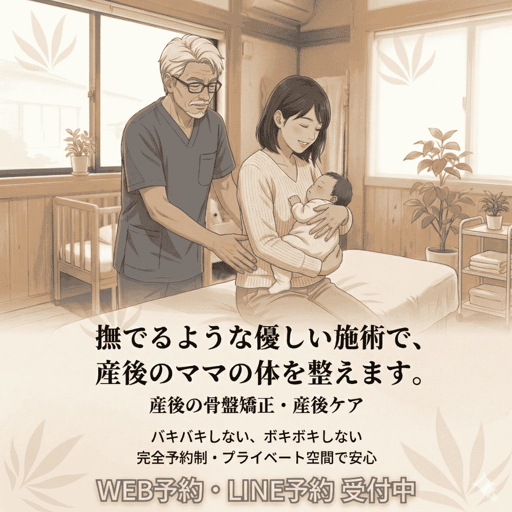 産後の骨盤矯正